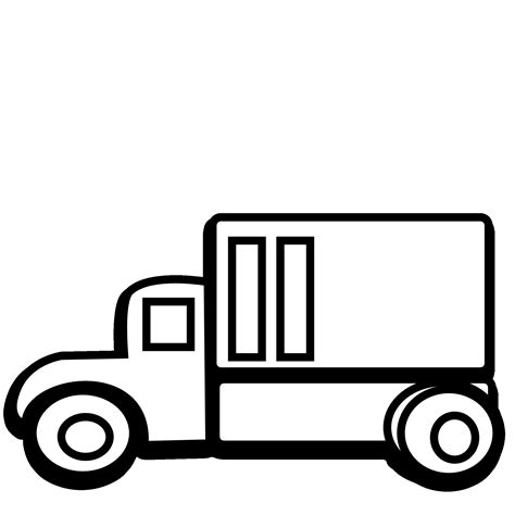 Free Truck Clip Art Black And White Download Free Truck Clip Art Black