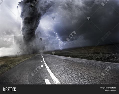 Powerful Tornado Image And Photo Free Trial Bigstock