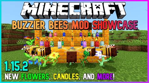 Minecraft Buzzier Bees Mod Showcase 1152 Youtube