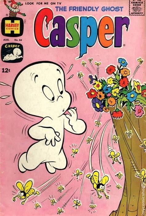 Casper The Friendly Ghost Vintage Comic Book Casper The Friendly Ghost Retro Poster Vintage