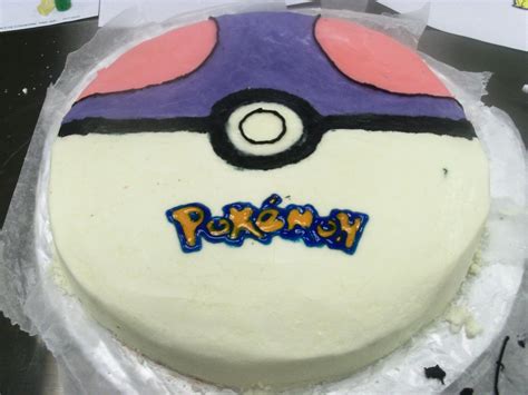 Pokemon Master Ball Cake Morgans Choice For Bday Cake This Year