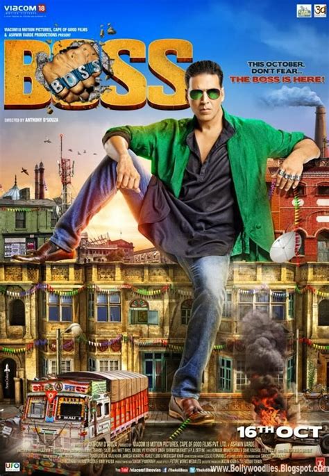 B Town Akshay Kumars Boss Movie Official Poster First Look 2013