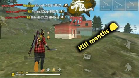 Garena free fire has been very popular with battle royale fans. Free fire best || Kill Months || game play,,,,, NURALAM ...