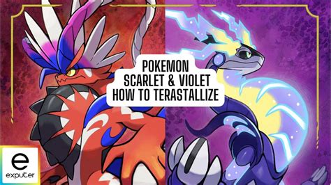 pokemon scarlet and violet how to terastallize