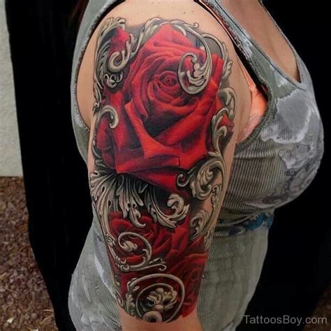 Rose Tattoo On Half Sleeve Tattoo Designs Tattoo Pictures