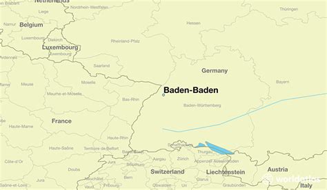 To find out more about his fascinating life, click on button below. Where is Baden-Baden, Germany? / Baden-Baden, Baden-Wurttemberg Map - WorldAtlas.com