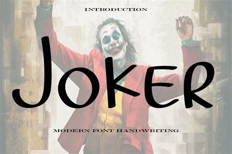 Joker Font By Rr Studio · Creative Fabrica