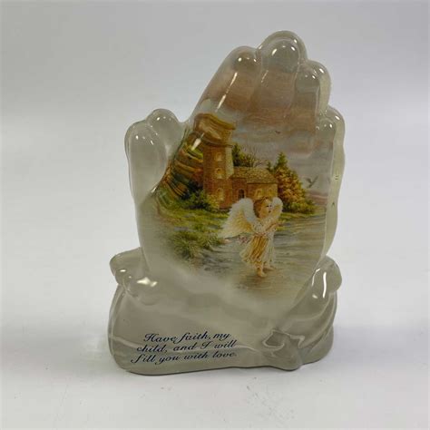 Praying Hands Figurine 56903 Faith Fills You With Love