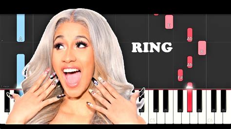 Cardi B Ft Kehlani Ring Piano Tutorial Acordes Chordify