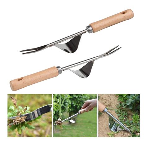 Wsere 2 Pieces Stainless Steel Hand Weeder Garden Tools Best