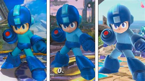 Super Smash Bros Ultimate Megaman Evolution 2014 2018 Youtube