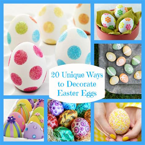 Twenty Unique Ways To Decorate Easter Eggs Bullocks Buzz