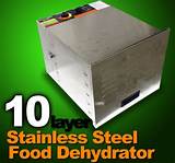 10 Tray Stainless Steel Dehydrator Photos