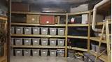 Photos of Basement Storage Shelf Plans