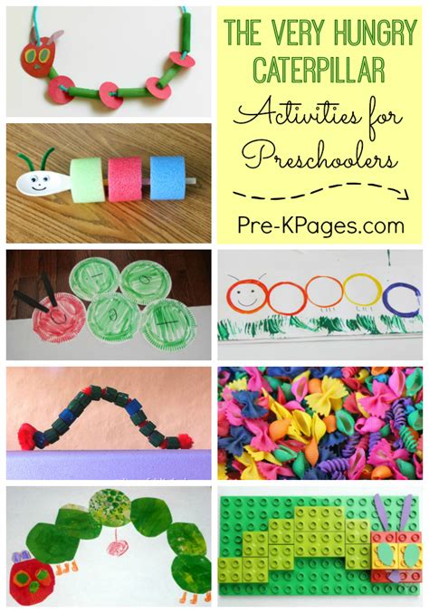 25 Activities For The Very Hungry Caterpillar Pre K Pages