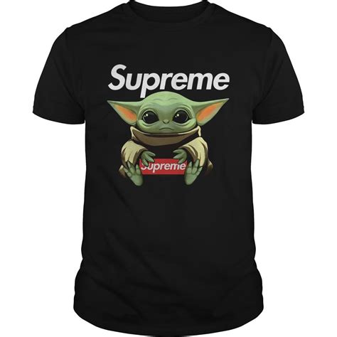 Baby Yoda Hug Supreme Shirt Supreme Shirt Supreme T Shirt T Shirt