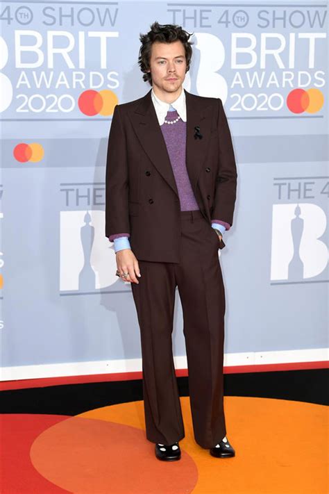 Harry Styles In Gucci At The Brit Awards 2020 Tom Lorenzo