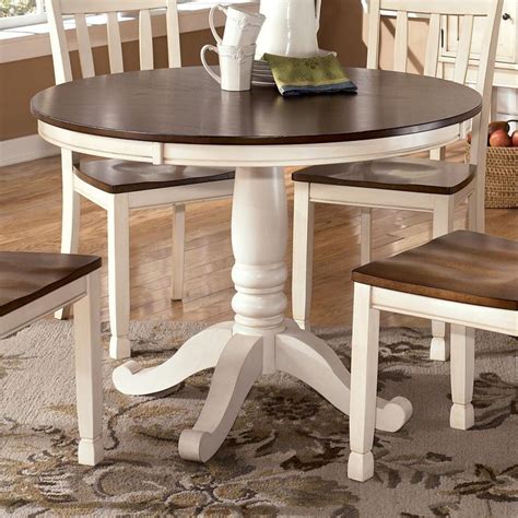 Whitesburg Round Table By Signature Design By Ashley Round Dining Room Sets Round Dining