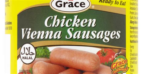 Grace Foods Chicken Vienna Sausages Halal
