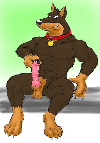 Rule 34 Anthro Blitz Canine Collar Dog Front View Fur Male Male Only