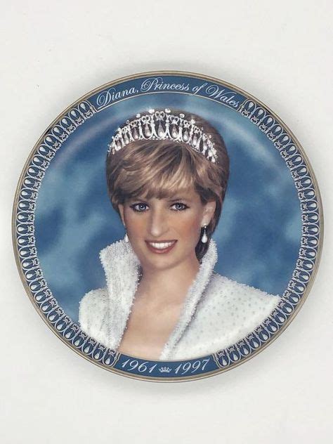 Diana Princess Of Wales Franklin Mint Limited Edition Plate Fine