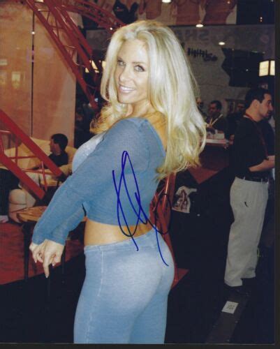 kim chambers busty adult star auth autographed photo ebay
