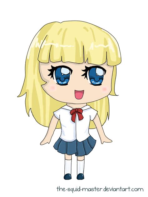 Chibi School Girl By The Squid Master On Deviantart