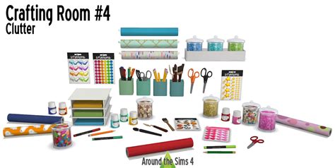 Crafting Room 4 Clutter At Around The Sims 4 Sims 4 Updates