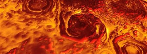 3d Infrared Animation Of Jupiters North Pole Polo Norte Earth And