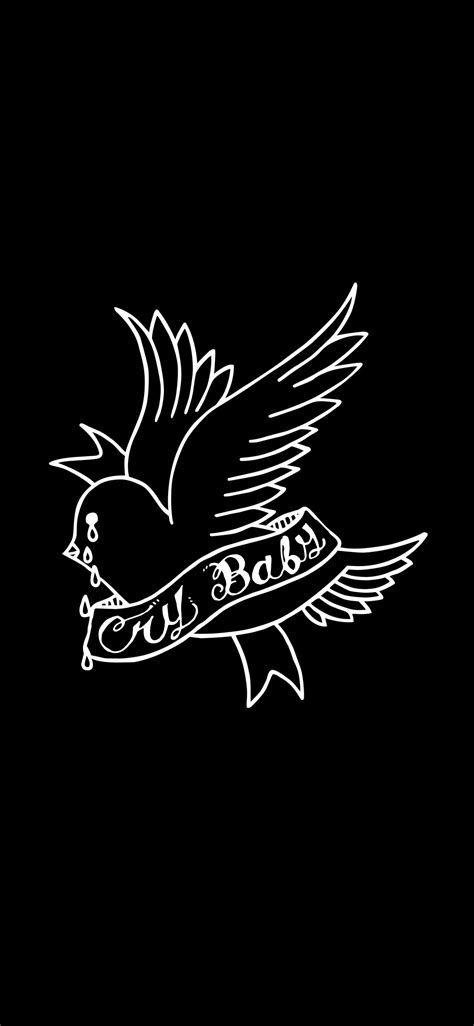 Crybaby Logo Lil Peep Tattooed Sticker By Dumontbast In 2021 Lil Peep