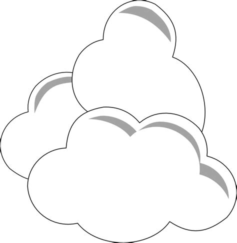 Onlinelabels Clip Art Simple Clouds