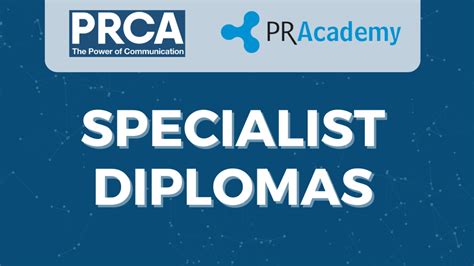 Prca And Pr Academy Launch Self Paced Specialist Diplomas Prca