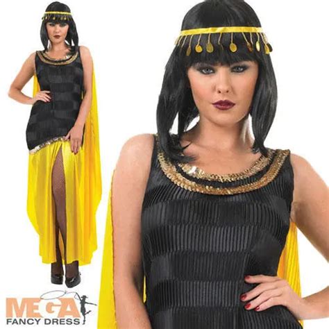 cleopatra ladies fancy dress ancient egyptian queen adults womens costume outfit £19 99
