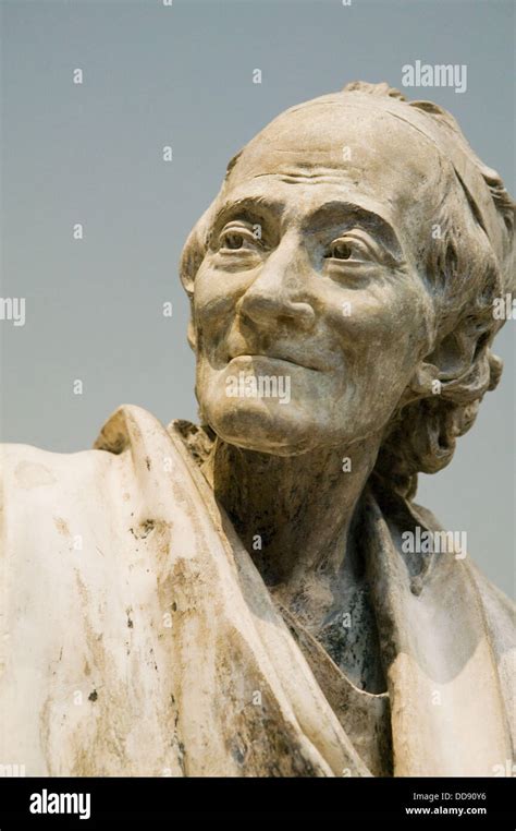 Estatua De Voltaire Por Jean Antoine Houdon Circa 1779 1795 Los