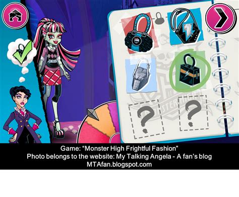 My Talking Angela A Fans Blog Monster High Frightful Fashion