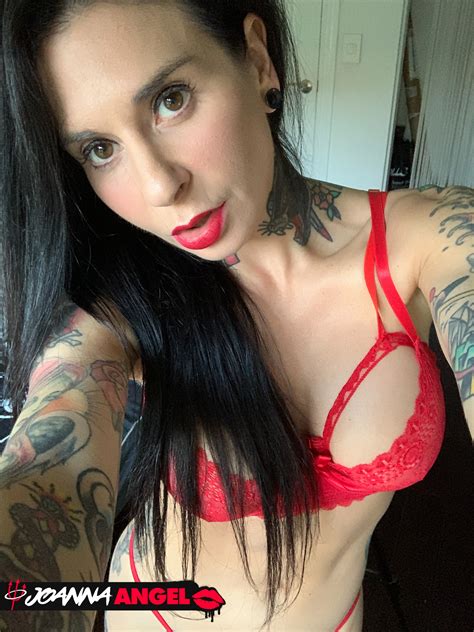 Oil Soaked Feet And Hot Red Lingerie JOI JoannaAngel Image