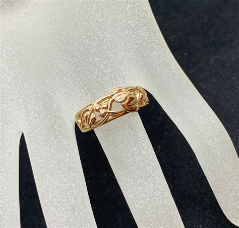 Clogau Gold Tree Of Life Ring Hallmarked 9ct Yellow And Rose Etsy