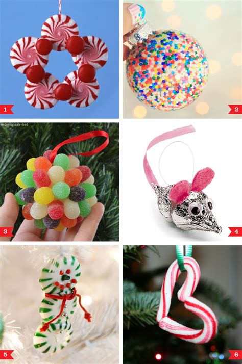 Learn how to build this fun peppermint candy decoration for your next party! DIY Christmas ornaments made from candy | Chickabug