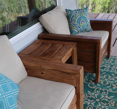 The chair can be customized to fit your cushions, and is currently set for a 24x24x6 seat cushion. Ana White | Modern Outdoor Chair from 2x4s and 2x6s - DIY ...