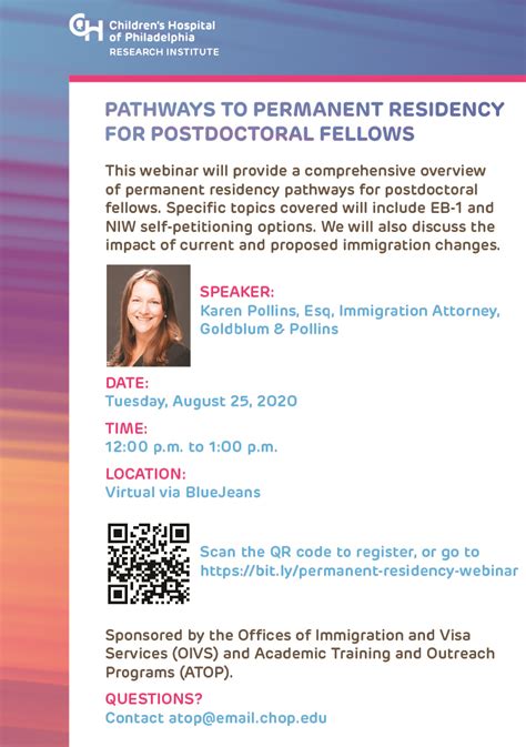 Pathways To Permanent Residency For Postdoctoral Fellows