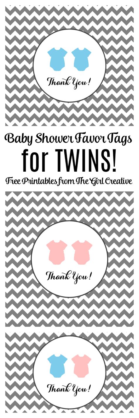 Printable baby shower cards by canva. Baby Shower Favor Tags for Twins | Baby boy shower, Best ...