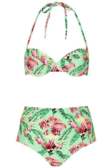 tropical print bikini set swimwear beachwear swimwear fashion bikini fashion topshop swimwear