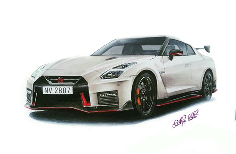 Nissan Gtr Nismo Drawing By Ng C V Nissan Gtr Nismo Commercial Free
