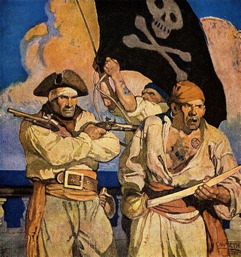 Nc Wyeth Treasure Island Pirate Art Treasure Island Nc Wyeth