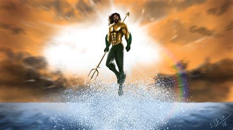 Fanart The Last Shot Of Aquaman Was So Beautiful I Had To Draw It