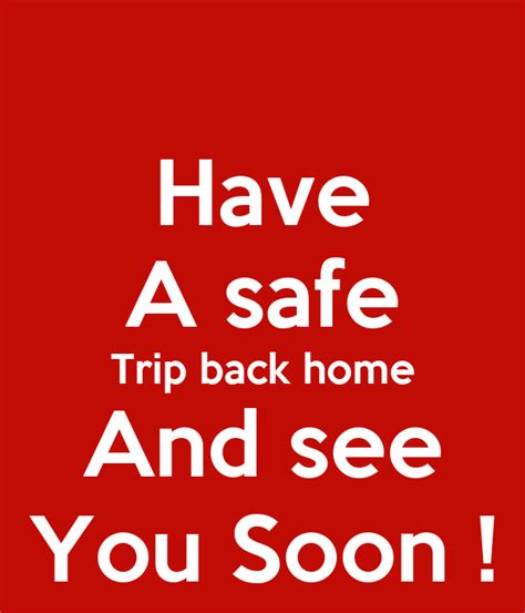 Can't wait to see you when you get back, i wish i was with you! Have A safe Trip back home And see You Soon ! Poster ...