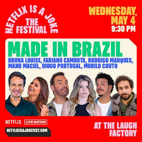 Laugh Factory Presents Made In Brazil Tickets At Laugh Factory