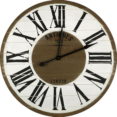 Large Decorative Wall Clock 36 Inch Round Oversized Roman Numeral