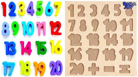 Aprenda 1 A 20 Números Para Niñoscontando Númerosnúmeros Mágicos 1 A