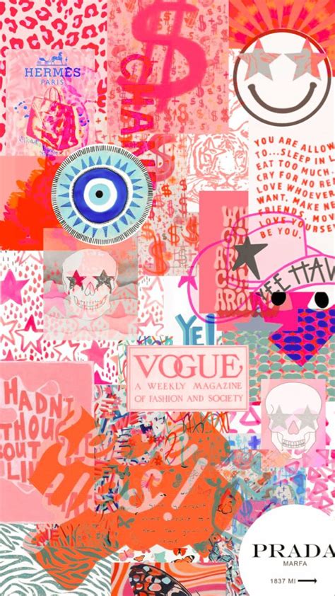 Preppy Wallpapers Collage